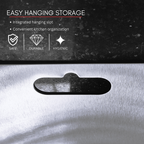 Premium Stainless Steel Cutting Board With Measurement Scale (36 * 25 cm)